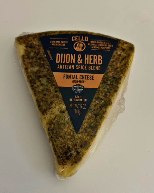 cuña cello dijon & herb – queso fontal con mezcla artesanal de especias