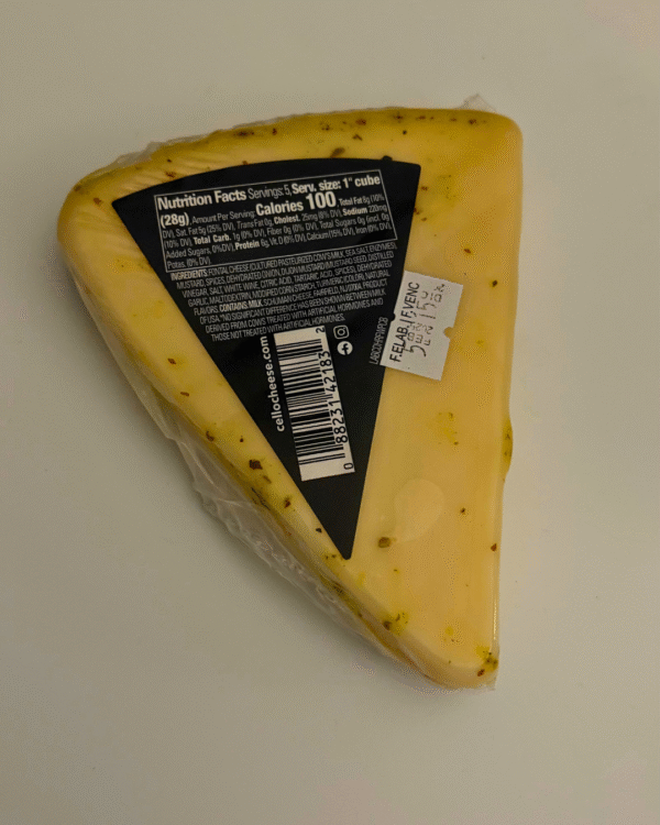 cuña cello dijon & herb – queso fontal con mezcla artesanal de especias
